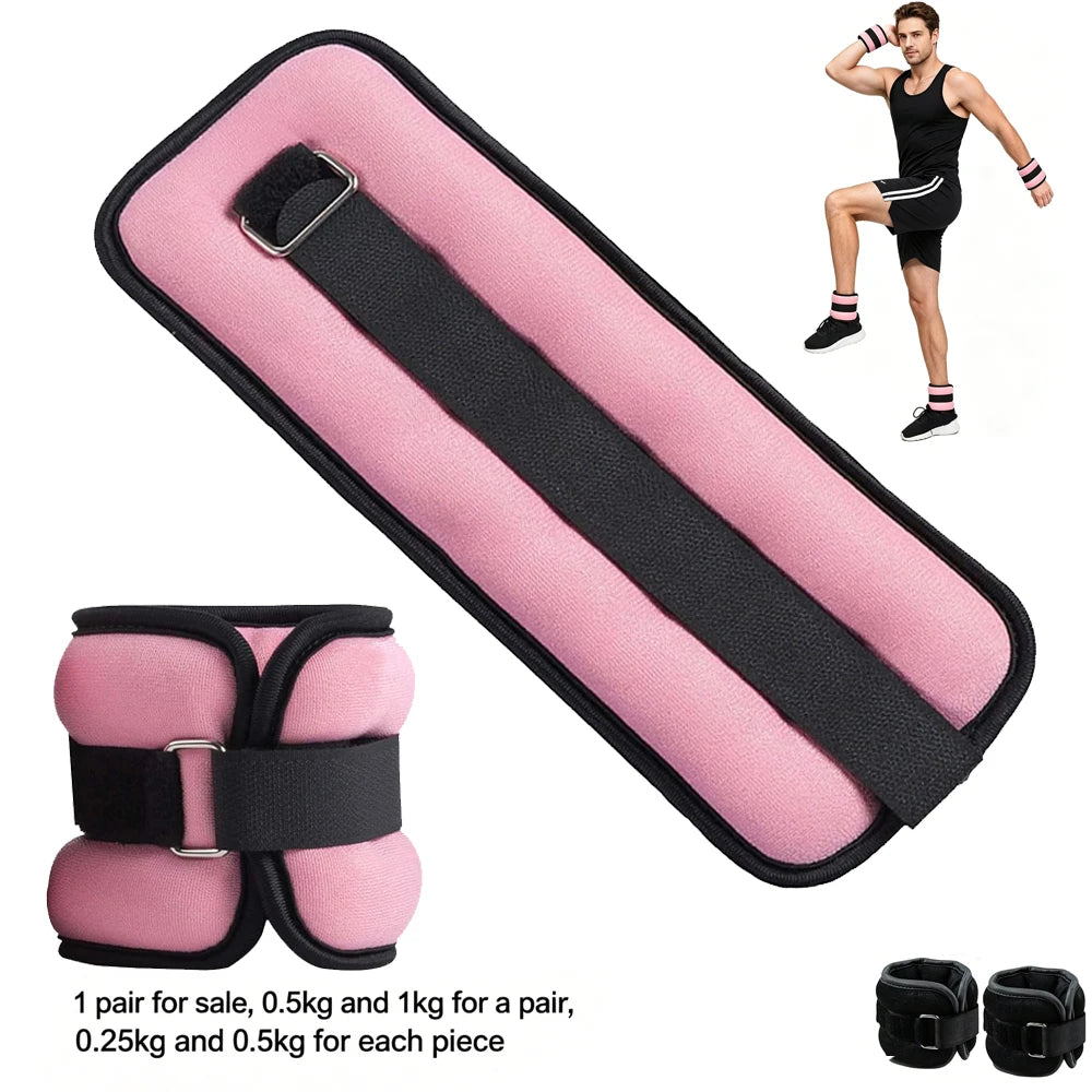 Adjustable Ankle Weights Set