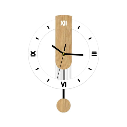Minimalist Acrylic Pendulum Wall Clock