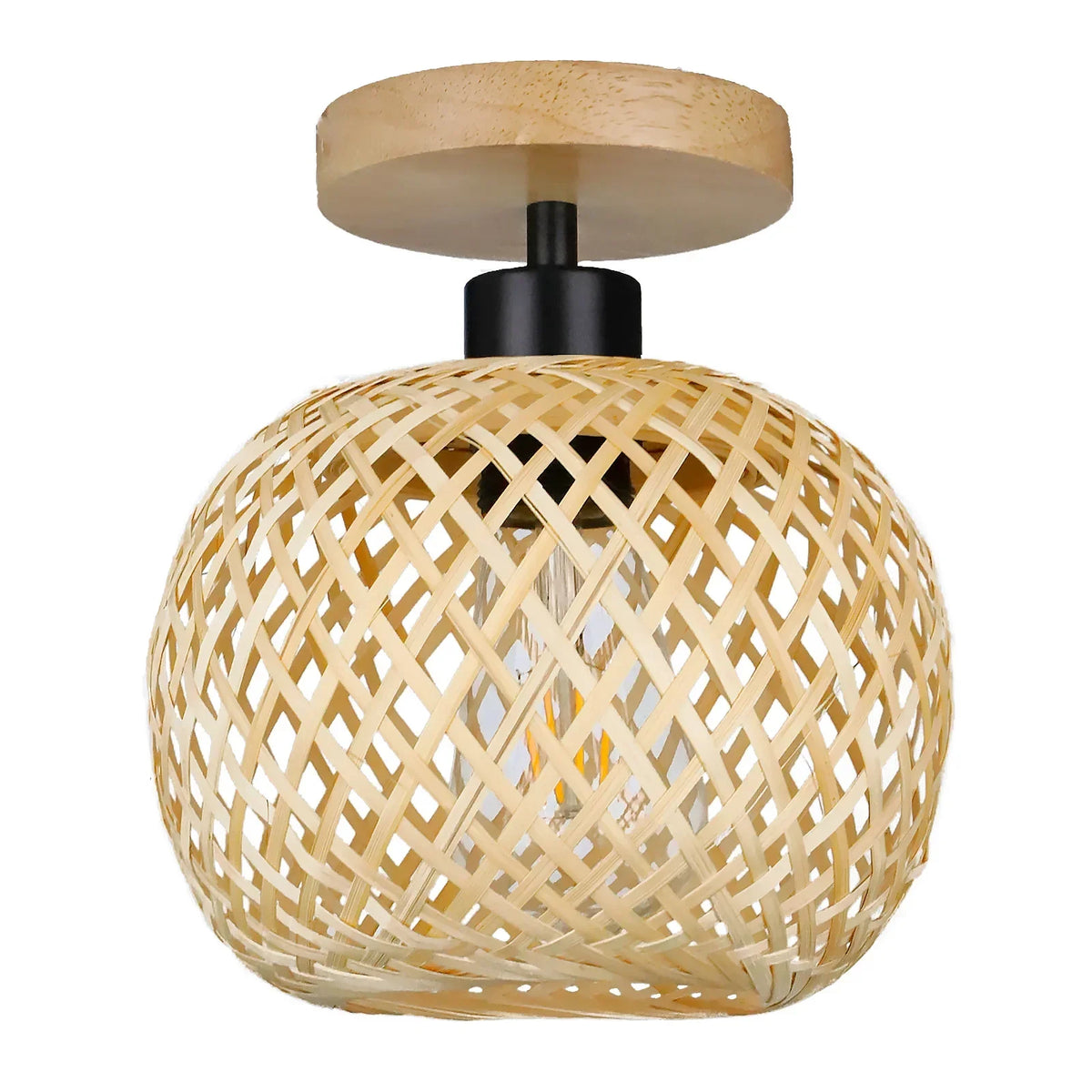 Natura Handwoven Bamboo Ceiling Lamp