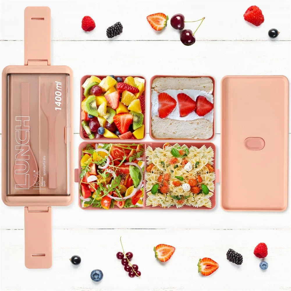 47oz Double Layer Bento Box