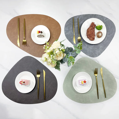 NordicDrop Double-Sided Faux Leather Placemats