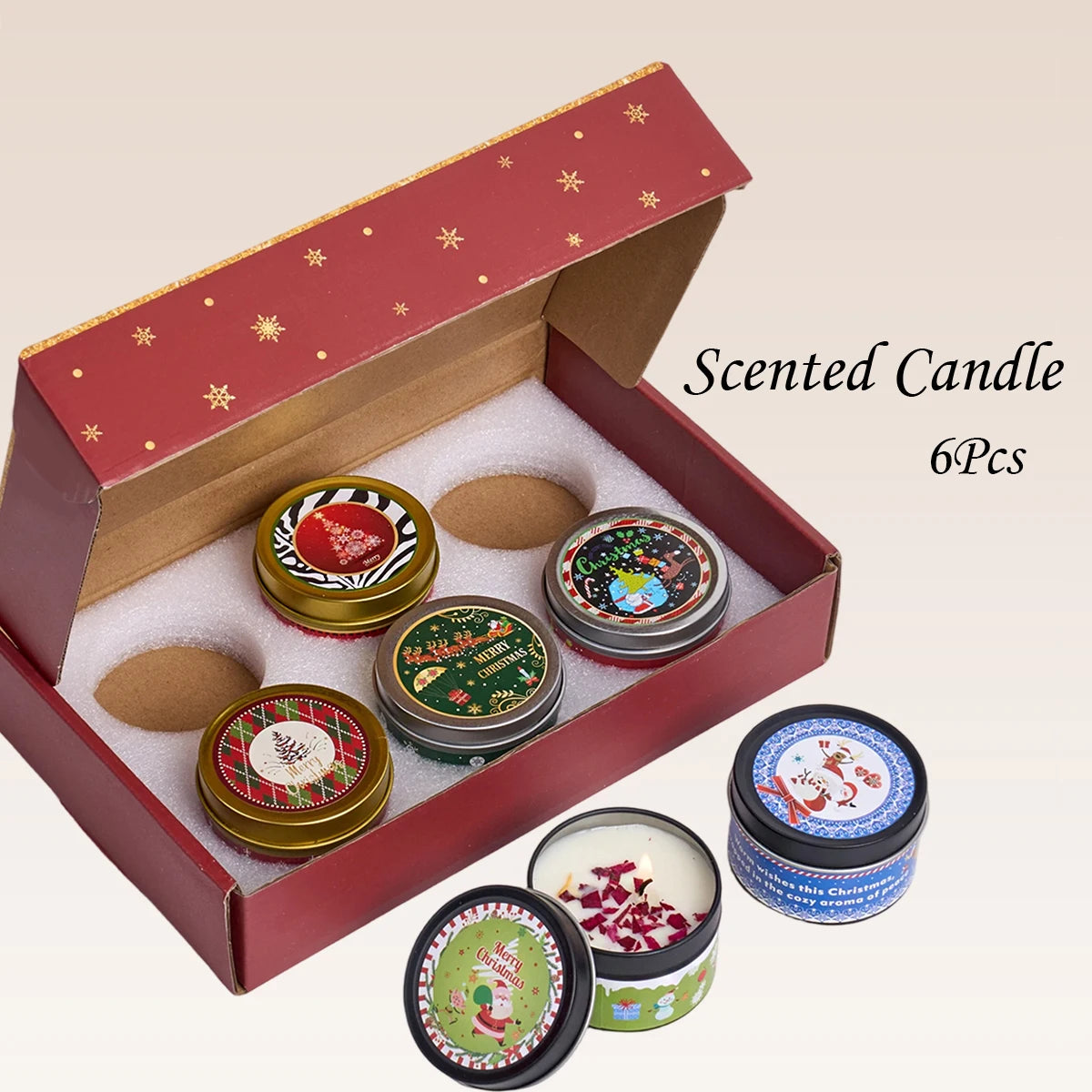 Christmas Scented Candle Gift Set