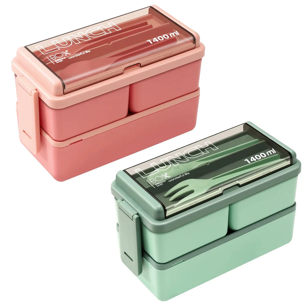 47oz Double Layer Bento Box