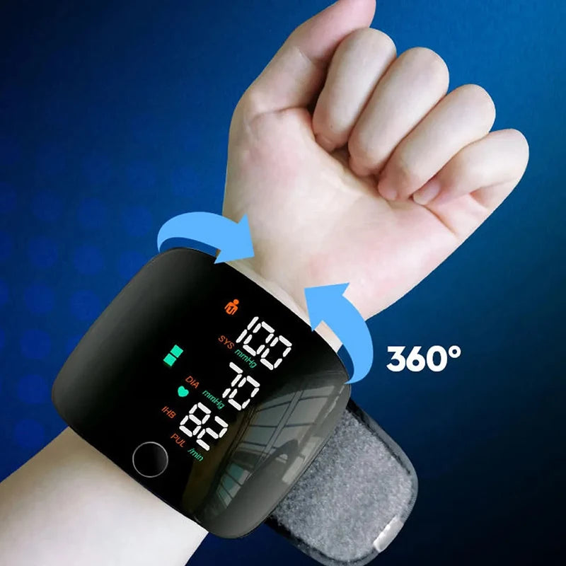 Wrist cuff fitted around the wrist