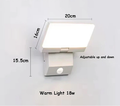 LumiFold IP65 Motion Sensor Outdoor Light