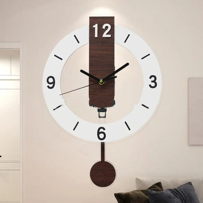 Minimalist Acrylic Pendulum Wall Clock