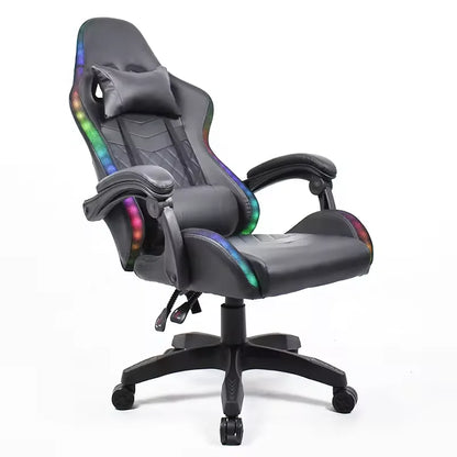 RGB LED Ergonomic Gaming Chair with Footrest