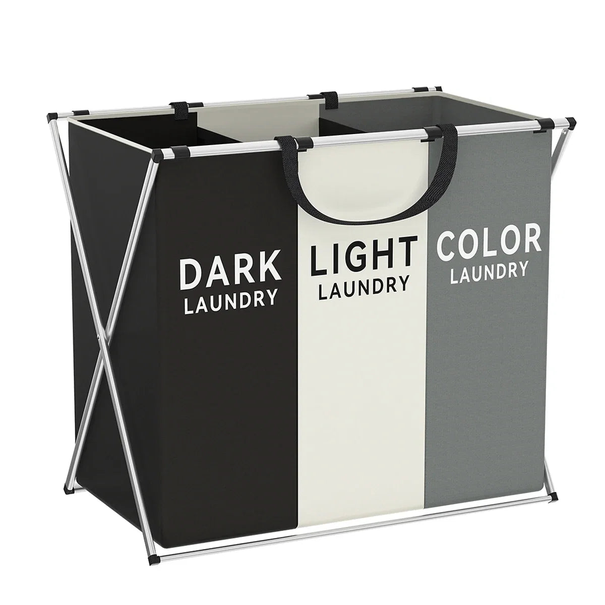 TriSort Multi-Section Laundry Hamper