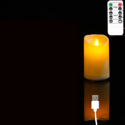 Rechargeable Flameless LED Candles with Remote