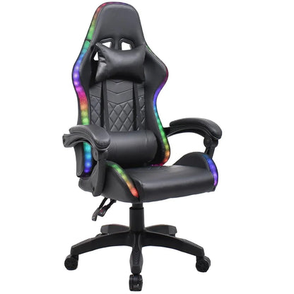 RGB LED Ergonomic Gaming Chair with Footrest