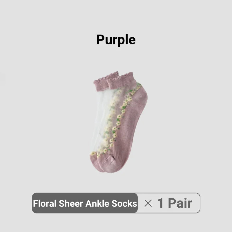 1 Pair Purple