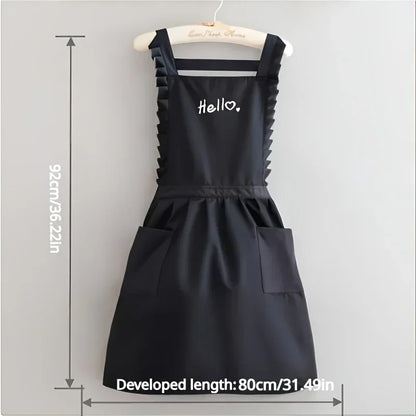 FloraBelle Ruffled Waterproof Pinafore Apron