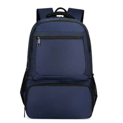 Insulated laptop backpack, blue