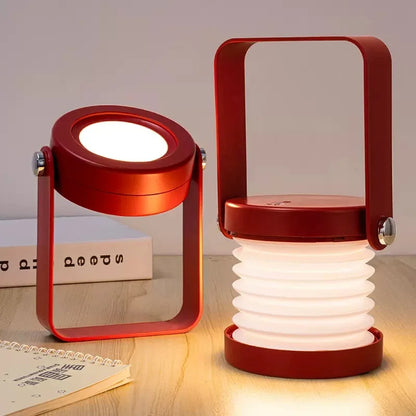 Folding Rechargeable Wooden Handle Lantern