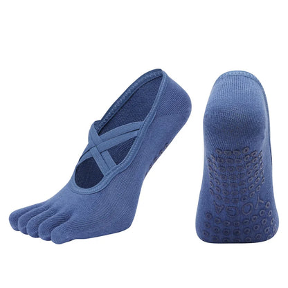 Non-Slip Five Toe Yoga Socks