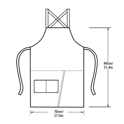 WorkEase Waterproof Split-Skirt Apron