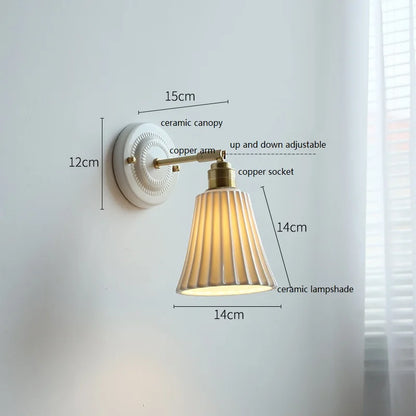 Nordic Ceramic Wall Lamp