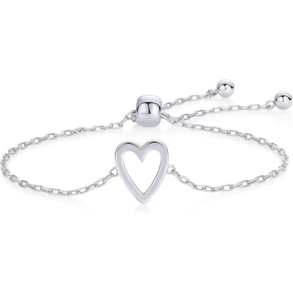 Silver Openwork Heart