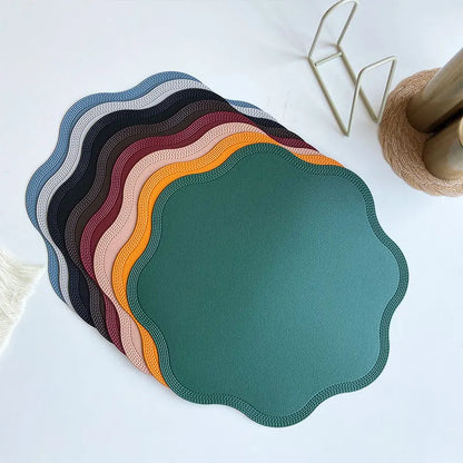 FloraMat Embossed Round Placemats