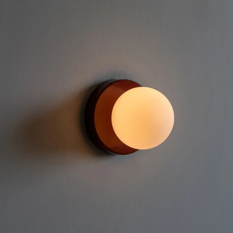Macaron Colored Glass LED Wall Lamp