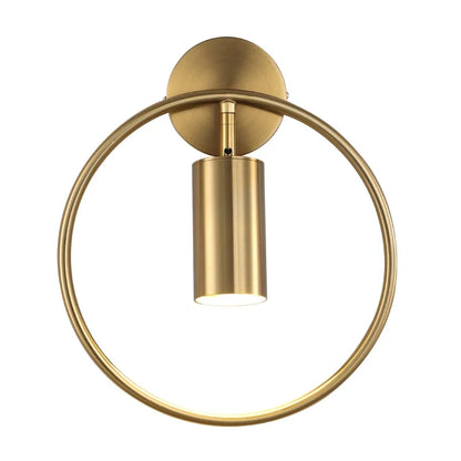 Halo Nordic Gold Minimalist Wall Light
