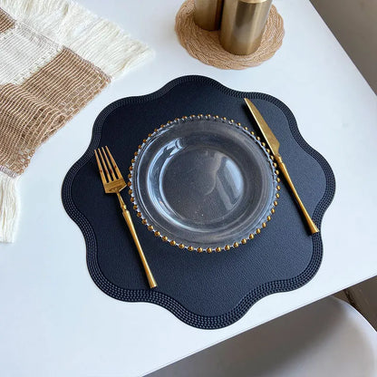 FloraMat Embossed Round Placemats