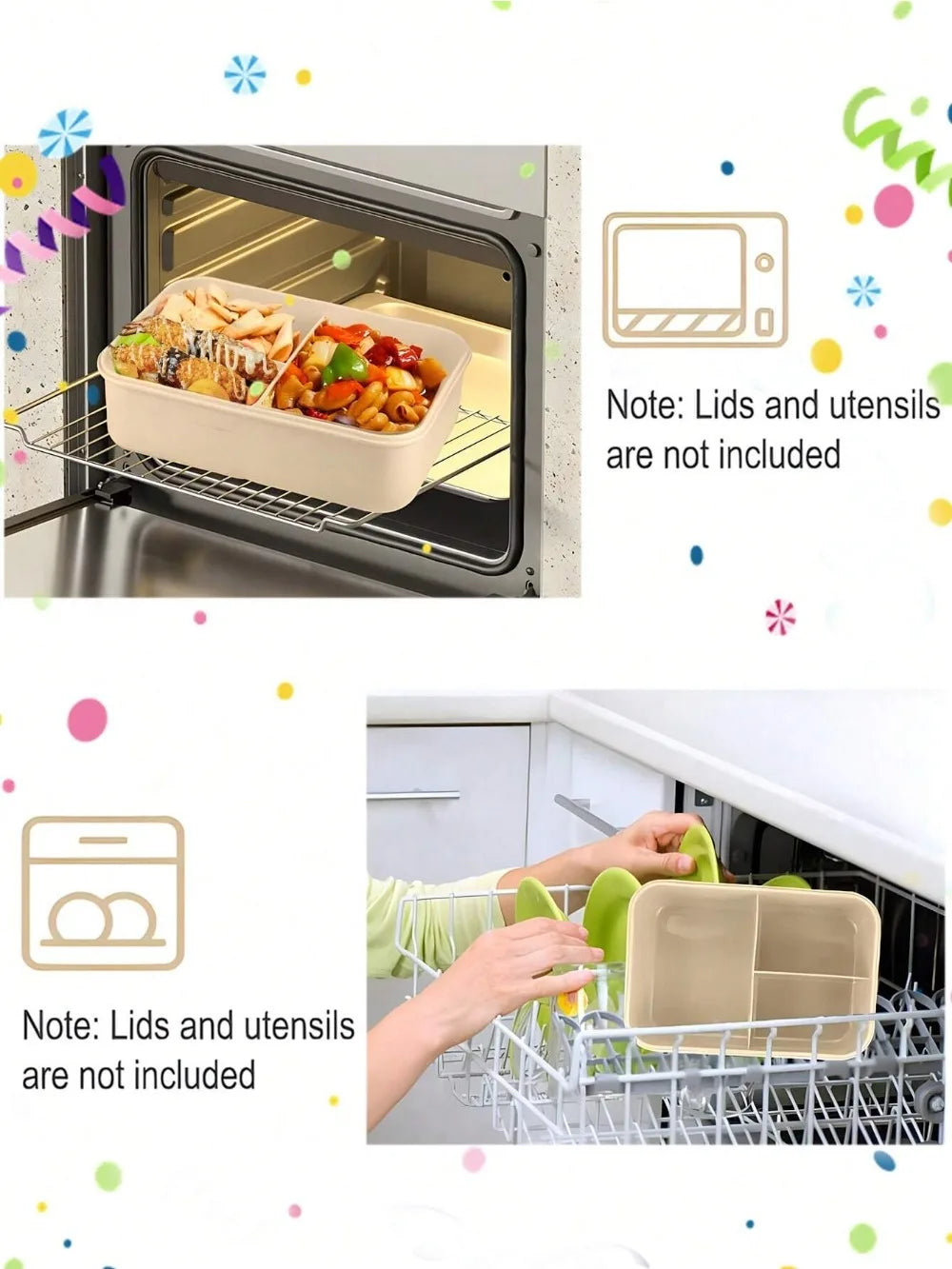 MealMate Bento Lunch Box with Utensils