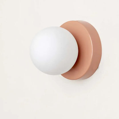 Macaron Colored Glass LED Wall Lamp