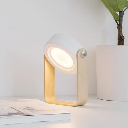 Folding Rechargeable Wooden Handle Lantern