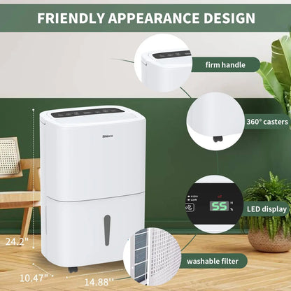 Dehumidifier washable air filter