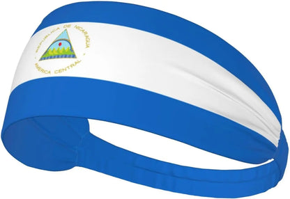 Country Flag Elastic Sports Headband