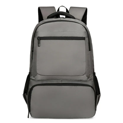 Insulated laptop backpack, gray