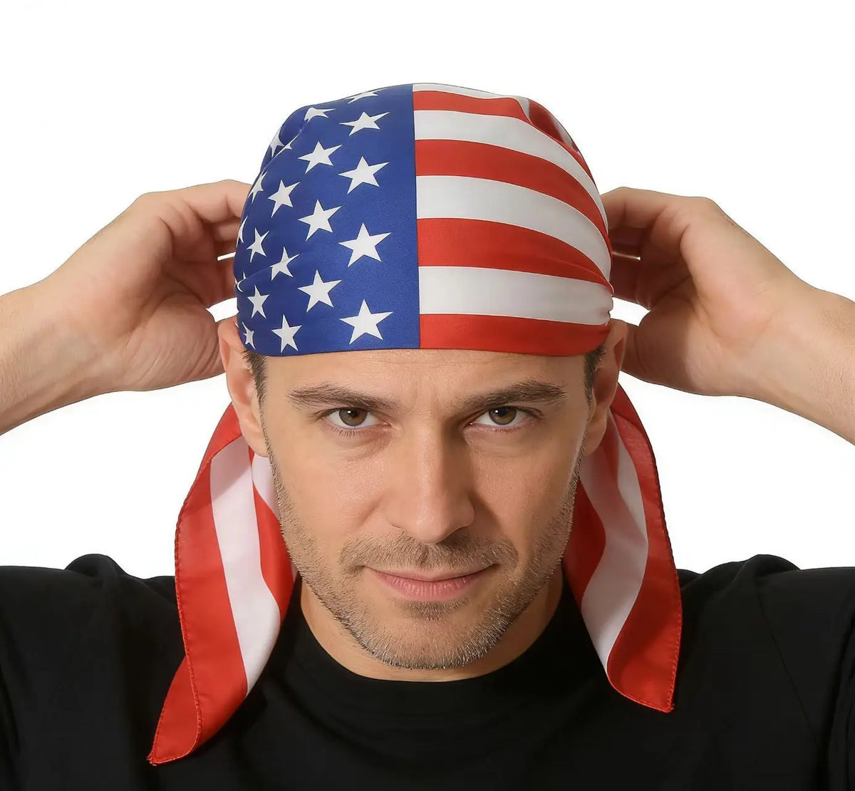 National Flag Bandana Headwrap, 3 Sizes