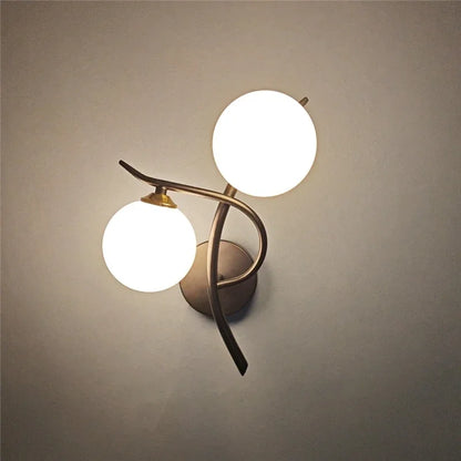 Lunara Nordic Dual Globe LED Wall Light