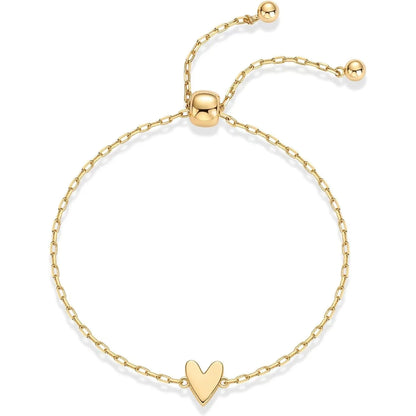 Gold Solid Heart
