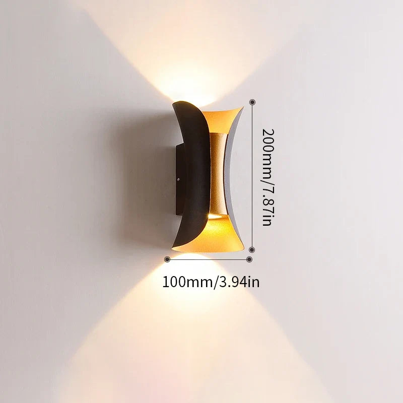 Waterproof LED Up & Down Wall Light