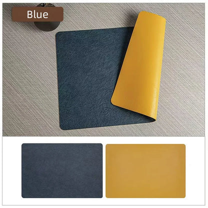 DuoMat Double-Sided Faux Leather Placemats