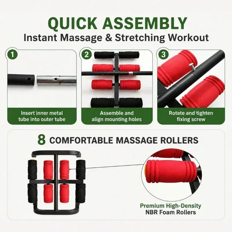 Foldable back stretcher