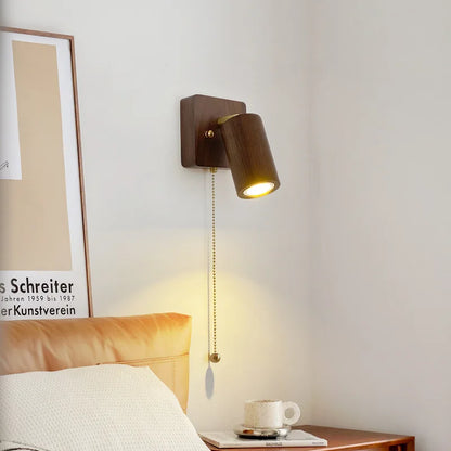 Arlo Retro Walnut LED Spotlight