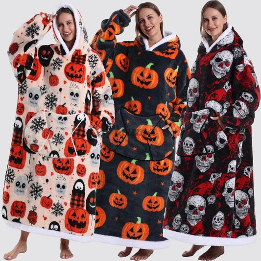 Fleece Wearable Blanket Hoodie, 31 Prints