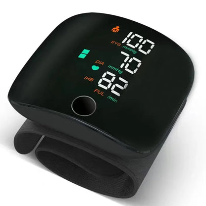 Digital wrist blood pressure monitor