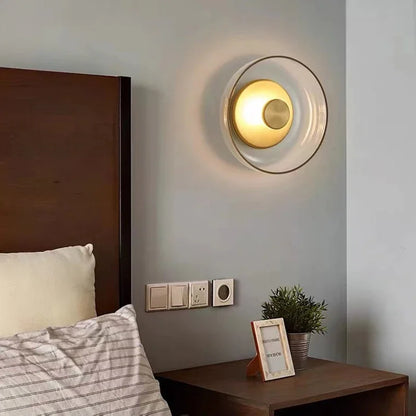 Nordic Round Glass LED Wall Sconce