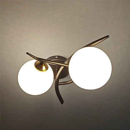 Lunara Nordic Dual Globe LED Wall Light