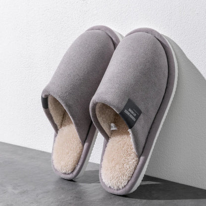 Plush Winter House Slippers, Non-Slip