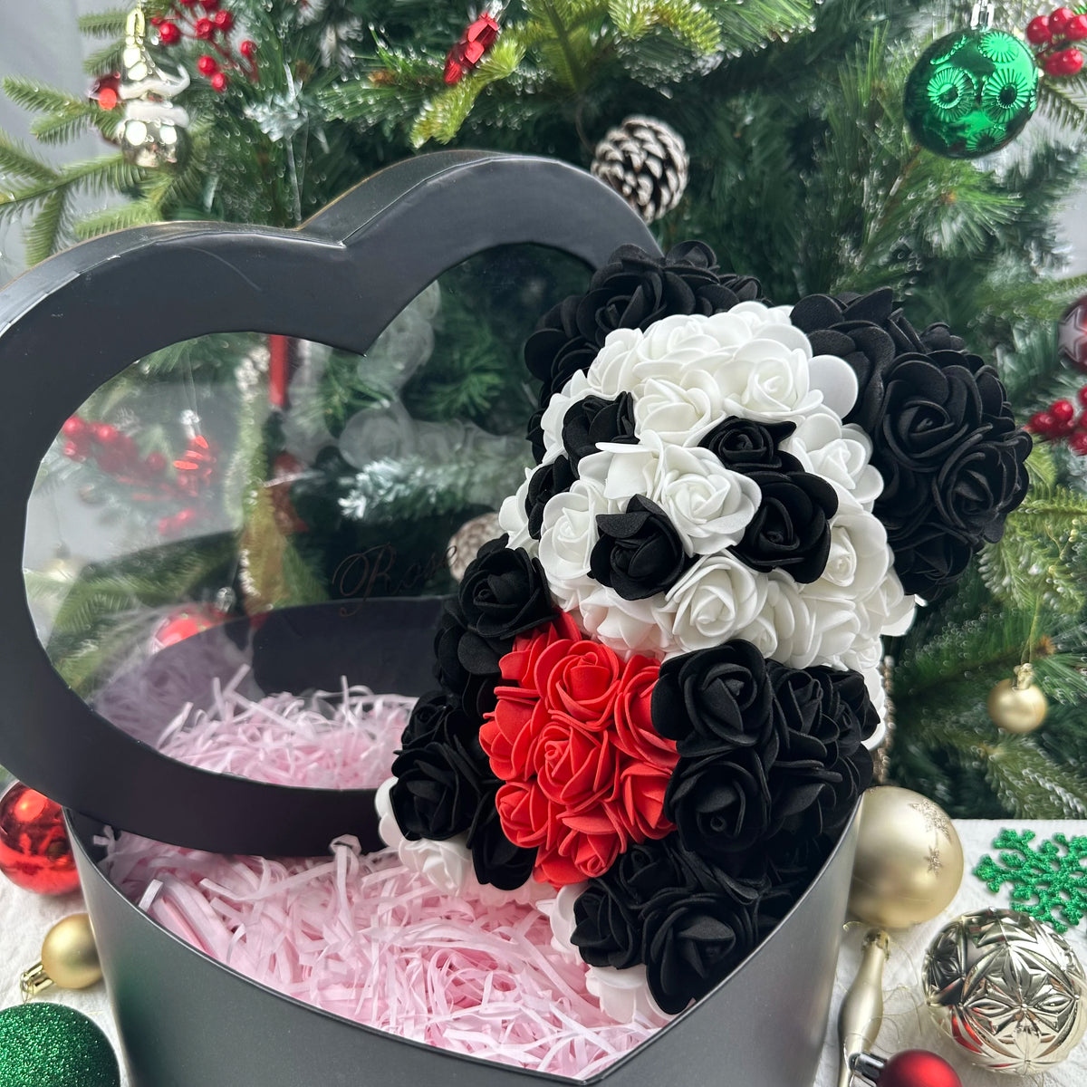 Panda foam rose bear