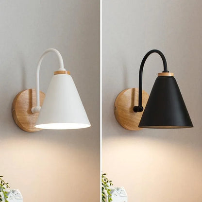 Nordic Beam Wood & Iron Wall Light