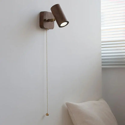 Arlo Retro Walnut LED Spotlight