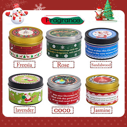 Christmas Scented Candle Gift Set