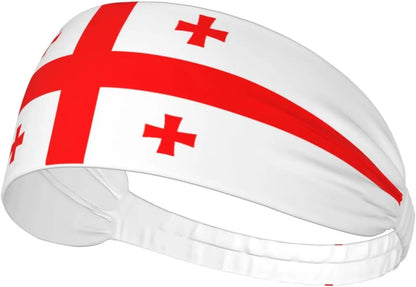 Country Flag Elastic Sports Headband