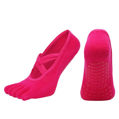 Non-Slip Five Toe Yoga Socks